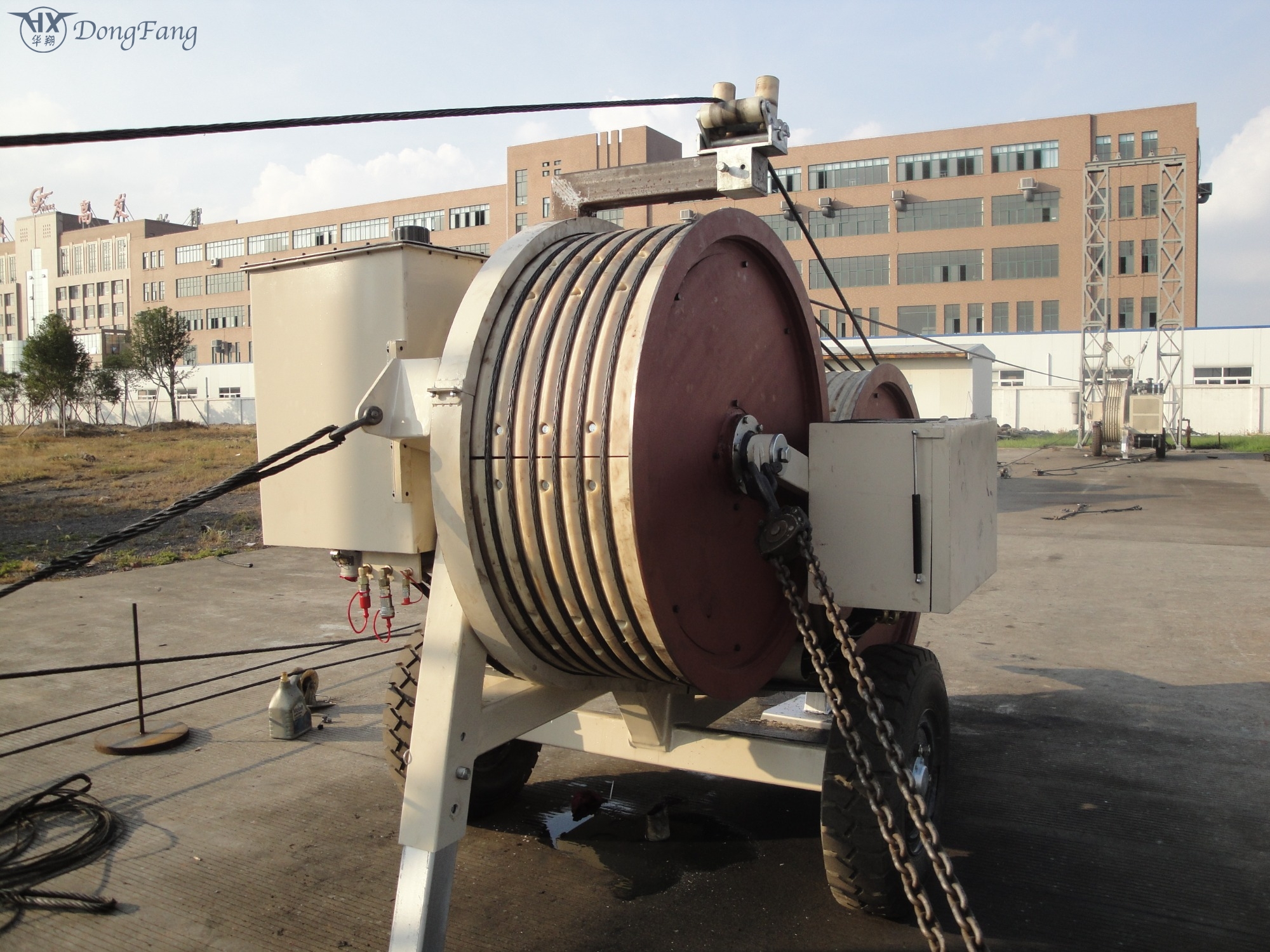 Transmission Line Stringing Equipment 4 ton Hydraulic Puller