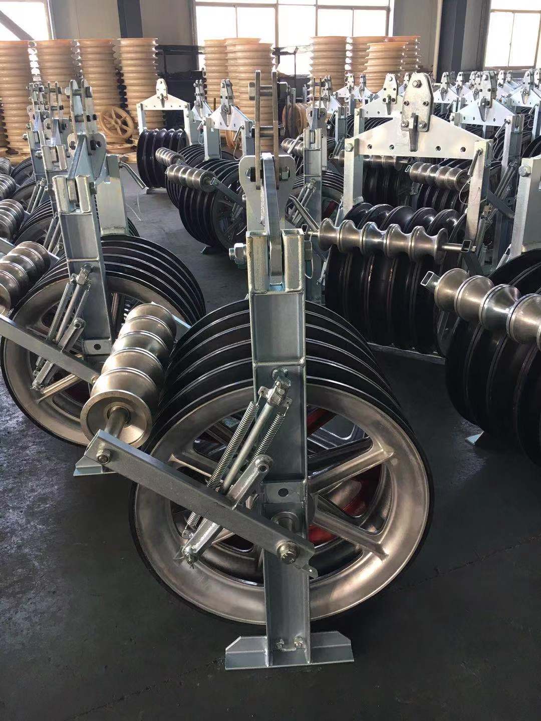 Conductor Pulleys Blocks exported for stringing overhead transmission lines